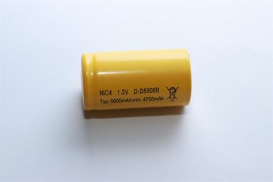 Mexcel - D-D5000B - Mono D - 1,2 Volt 5000mAh Ni-CD