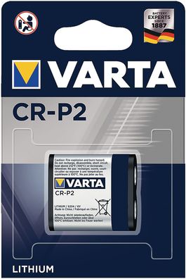 Batterie ULTRA Lithium 6 V CRP2 1450 mAh CR-P2 6204 1 St./ Bl. VARTA