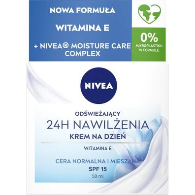 Nivea 24H Hydration Refreshing Day Cream SPF15