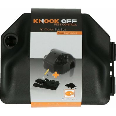 Knock Pest Köderbox Maus mit Falle + Schlüssel