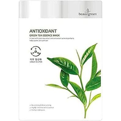 Beauugreen Antioxidans Grüner Tee Essenz Maske 23g