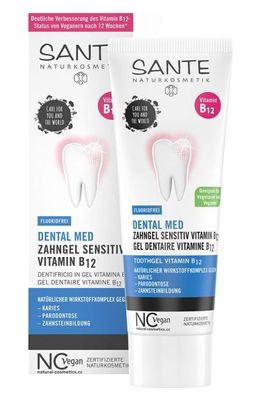 Sante Zahnpflegecreme mit Vitamin B12, 75ml