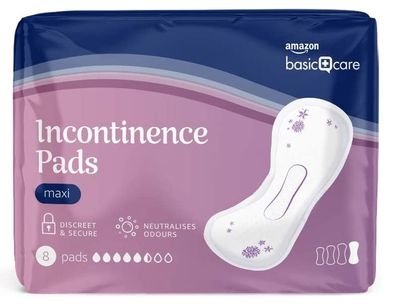Amazon Diskrete Inkontinenz-Pads, 8 Stück