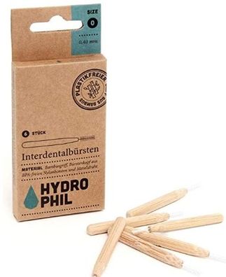 Hydrophil Bambus Interdentalbürsten-Set, 6 Stk.