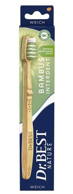 Dr. Best Bambus-Zahnbürste mit Interdentalborsten