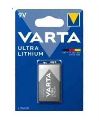 Varta Lithium 9V Block Batterie - Professionelle Qualität