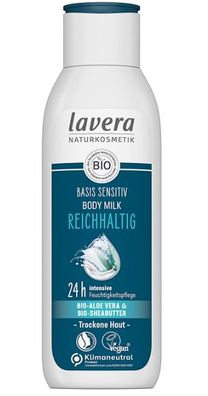 Lavera Aloe Vera & Sheabutter Körpermilch, 250ml - Feuchtigkeitscreme