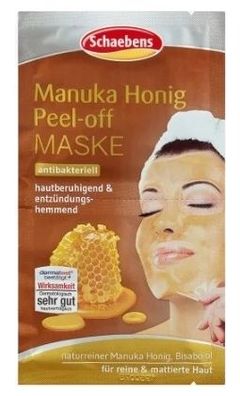 Schaebens Honig Peel-off Maske, 16 ml - Intensive Hautpflege