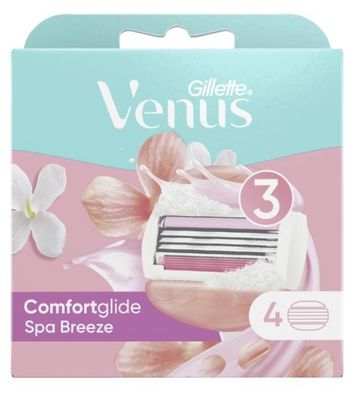 Gillette Venus Comfortglide Rasierklingen, Packung mit 4 Stück