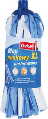 Oskar XL Perforierter Streifenmopp - Hochwertige Reinigungslösung