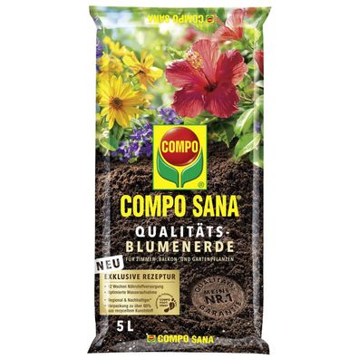 COMPO SANA® Qualitäts - Blumenerde - 5 Liter