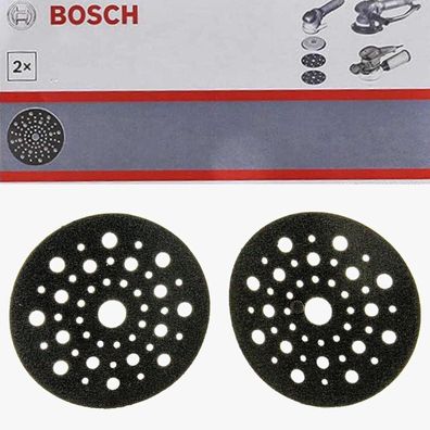 Bosch Professional 2 Stück Schleiftellerschoner (Ø 125 mm, Exzenterschleifer)