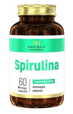 Noble Health, Spirulina, 60 Kapseln.