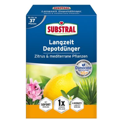 Substral Langzeit Depotdünger für Zitrus & Mediterrane Pflanzen - 750 g