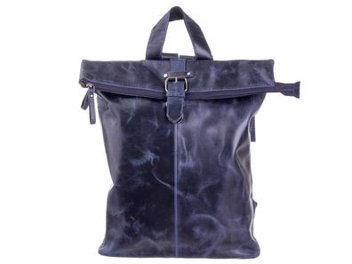 BAXX´S Leder Damen Daypack Backpack S41 - Farben: olive