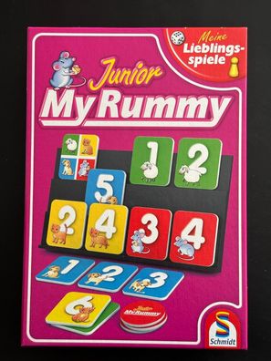 Junior My Rummy Schmidt Spiele Kinderspiel Spiel Legespiel ab 5 Jahre komplett