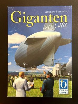 Giganten der Lüfte Brettspiel Queen Games Luftfahrt Spiel Zeppelin vollständig