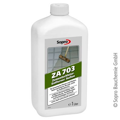 Sopro ZA 703 Zementschleier-Entferner außen - Gebinde: 1L Flasche