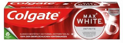 Colgate Max White Infinite Zahnpasta - 75 ml Schutz und Weißheit