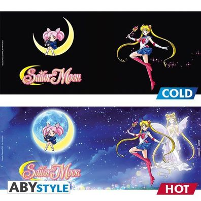 Sailor Moon Keramiktasse Heat Change - Sailor & Chibi (460 ml)