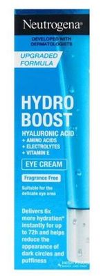 Neutrogena Hydro Boost Augencreme, 15ml - Intensive Feuchtigkeitspflege
