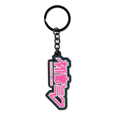 Hatsune Miku Gummi-Schlüsselanhänger Logo