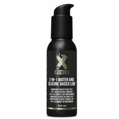 XPOWER 2-IN-1 WATER AND Silicone BASED LUBE 100ml