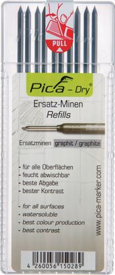 Minenset Pica-Dry 10x graphit feucht abwischbar 10 Minen/ Set