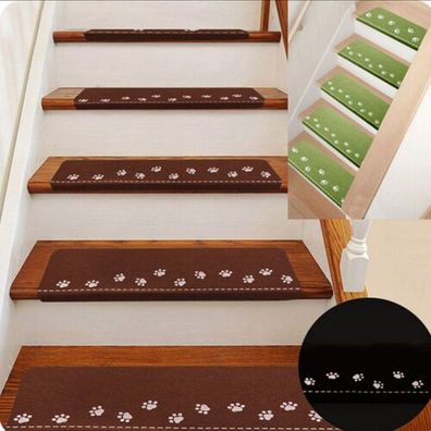 Leuchtende weiche Treppenstufenmatte verschiedene Muster selbstklebend