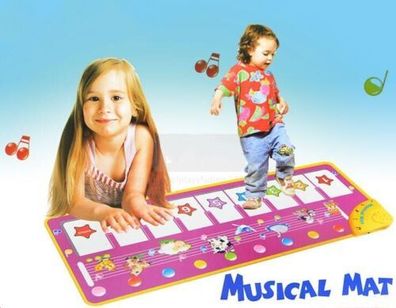 Lila Kind MusikTeppich Baby Klavier Decke Spieldecke Intelligenz Spielteppich