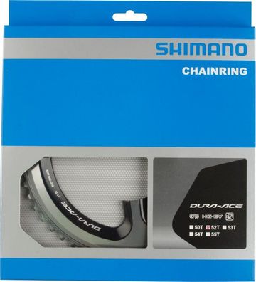 Shimano Kettenblatt DURA-ACE FC-9000 52 Zähne LK 110 mm silber/ schwarz