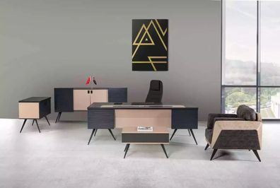 Modernes Arbeitszimmer Set Luxus Büromöbel Aktenschrank Schreibtisch