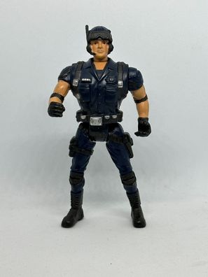 Vintage Action Figur Police Officer Security Actionfigur Sammelfigur Spielzeug