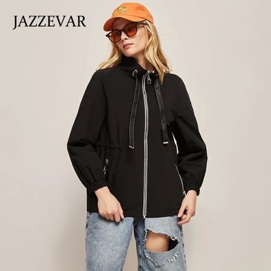 Autumn Silhouette Short Tooling Coat Long Sleeve Waist Slimming Outdoor Motorcycle