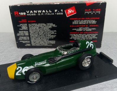 Vanwall Formel 1 - Stirling Moss G.P. Italien 1958 British Racing Green , Brumm