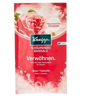 Kneipp Verwöhnen Badesalz mit Damaszener Rose, 80g