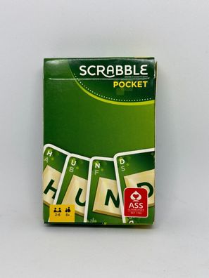 Scrabble Pocket Kartenspiel Reisespiel von Hasbro Gaming Ass Neu Ovp