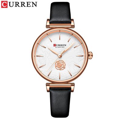 Women Watch Women Quartz Wristwatch Elegant Leather Watches 30M Waterproof