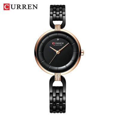 Rose Gold Watches Women Simple Quartz Bracelet Wrist Watch Women Watchtyle Stainless