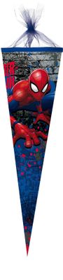 Nestler Schultüte 50 cm rund Tüll/ Textilborte Marvel Spider-Man