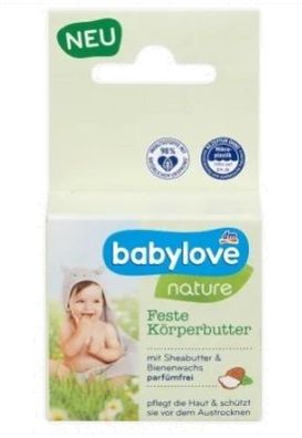 Babylove Nature's Cube Body Butter, 30 g - Intensive Pflege und Feuchtigkeit