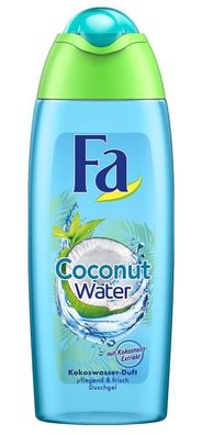 Fa Kokoswasser Duschgel, 250ml. Erfrischendes Produkt mit Kokoswasser-Duft.