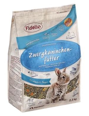 Fidelio Miniatur-Kaninchenfutter, 2,3 kg - Premium Leckerbissen