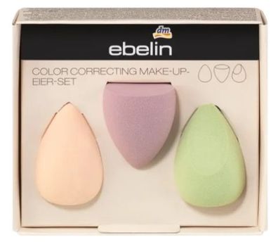 Ebelin Make-up-Schwamm-Set, 3 Stück