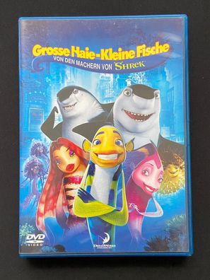 DVD GROSSE HAIE KLEINE FISCHE DreamWorks Von den Machern von SHREK guter Zustand