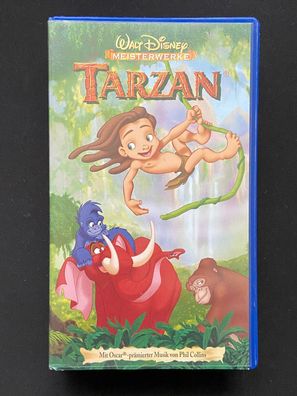 Tarzan Walt Disney Meisterwerke VHS Kassette mit Hologramm Pal Deutsch