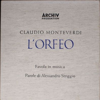 Archiv Produktion 14057 / 58 APM - L'Orfeo - Favola In Musica