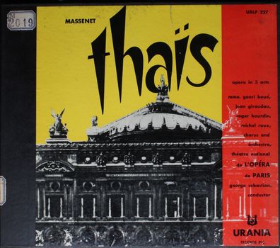 Urania Records (3) URLP 227 - Thaïs
