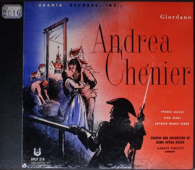 Urania Records (3) URLP 218 - Andrea Chènier