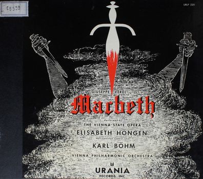 Urania Records (3) URLP 220 - Macbeth